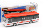 Bburago - City Bus rot/weiß ca. 19 cm , 1:43, NEU, OVP, Nr. 32102